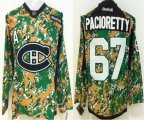 Montreal Canadiens #67 Max Pacioretty green camo ice hockey jersey