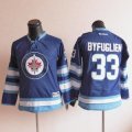 Dustin Byfuglien Youth Jersey 33 Blue Winnipeg Jets Jersey