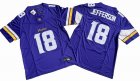 Minnesota Vikings 18# Justin Jefferson purple Nike Vapor F.U.S.E. Limited Jersey