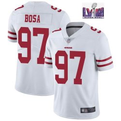 49ers #97 Nick Bosa nike white Color Rush Limited Jersey-BD 001