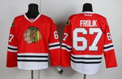 Reebok Chicago Blackhawks FROLIK 67# Red NHL Jerseys