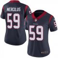 Women Houston Texans #59 Whitney Mercilus dark blue Color Rush Limited Jersey