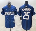 Nike Detroit Tigers #25 Matt Manning blue Majestic baseball jerseys city version