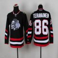 Youth chicago blackhawks #86 Teuvo Teravainen black nhl jerseys