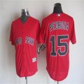 Boston Red Sox Dustin Pedroia 15# red mlb baseball jersey