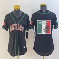 Youth 2023 World Cup Mexico blank black majestic MLB baseball Jerseys-BD 16