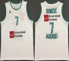 National Team # 7 Luka Doncic white basketball jerseys-LC 01