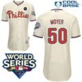 Philadelphia Phillies Jamie Moyer Stitched 50 beige jersey