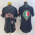 Youth 2023 World Cup Mexico blank black majestic MLB baseball Jerseys-BD 21