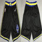 Nike Golden State Warriors black nba basketball shorts-XD