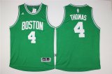 Custom Boston Celtics #4 Lsaiah Thomas green nba basketball jerseys