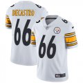 Pittsburgh Steelers #66 David DeCastro Nike white Color Rush Limited Jersey