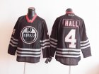 NHL Jerseys Edmonton Oilers 4# Hall Black jersey