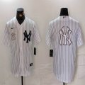 Nike Yankees blank white MLB baseball Jersey -BD 17