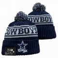 2024 Dallas Cowboys dark blue white NFL Sports Cuffed Knit Hats 01