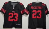 Women Nike San Francisco 49ers #23 Christian McCaffrey black Nike Vapor F.U.S.E. Limited Jersey