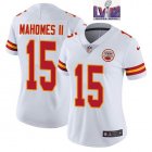 Women Nike Kansas City Chiefs #15 Patrick Mahomes II white Color Rush Limited Jerseys