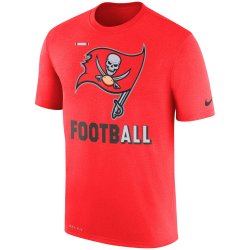 Tampa Bay Buccaneers Nike Sideline Legend Football Performance T-Shirt - Red