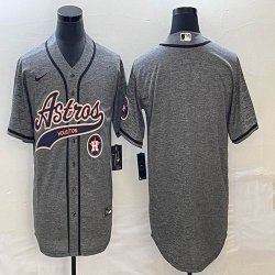 Nike Houston Astros blank Hemp grey majestic baseball jerseys Joint name -BD 01