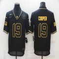 Nike Cowboys #19 Amari Cooper throwback black camo Salute To Service Limited Jersey-BD