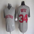 Boston Red Sox # 34 David Ortiz gray basebll jersey