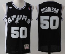 Adidas San Antonio Spurs #50 David Robinson throwback nba jerseys