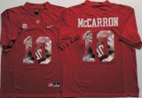 Alabama Crimson Tide #10 AJ McCarron red college football jersey(1)