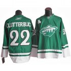 Cal Clutterbuck Jersey 22 Green Minnesota Wild Jersey