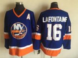 New York Islanders #16 Pat LaFontaine Light Blue Stitched NHL Jersey