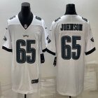 Nike Philadelphia Eagles #65 Lane Johnson white Color Rush Limited Jersey