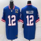 Nike New York Giants #12 Darren Waller blue Color Rush Limited Jersey-BD 03