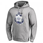 Men's Toronto Maple Leafs Fanatics Branded Heather Gray 2018 NHL Stadium Series Pullover Hoodie