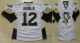 Pittsburgh Penguins #12 Jarome Iginla White NHL Jerseys