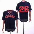 Boston Red Sox 26 Wade Boggs dark blue throwback baseball Jerseys