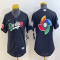 Women 2020 World Series Los Angeles Dodgers black majestic baseball Jerseys-BD 04