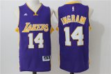 Los Angeles Lakers #14 Brandon Ingram blue basketball jersey