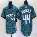 American League Seattle Mariners #44 Julio Rodríguez Nike Teal 2023 MLB All-Star Game Jersey