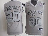 Adidas San Antonio Spurs #20 Manu Ginobili Grey NBA Christmas Jerseys