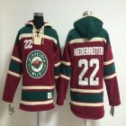 Minnesota Wild 22 Niedrreiter red green Ice hockey Hooded Sweatshirt