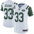 Women Nike New York Jets #33 Jamal Adams White Color Rush Limited Jersey