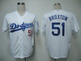 MLB Jerseys Los Angeles Dodgers 51 Broxton White