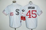 2016 New Chicago White Sox #45 Michael Jordan white Stitched Baseball Jersey