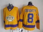 2015 Los Angeles Kings 8# Drew Doughty yellow throwback CCN NHL Jerseys