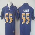 Men Baltimore Ravens #55 Terrell Suggs Nike Purple Color Rush Limited Jersey