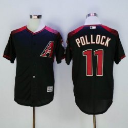 2016 New Arizona Diamondbacks #11 A. J. Pollock Black Stitched Baseball Jersey