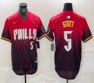 Nike Philadelphia Phillies #5 Bryson Stott red majestic baseball jersey city version 01