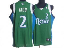 Dallas Mavericks 2# Jason Kidd green nba jerseys