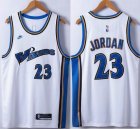 Nike Washington Wizards #23 Michael Jordan white nba basketball Jersey-XD