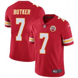 Nike Kansas City Chiefs #7 Harrison Butker red Color Rush Limited Jerseys