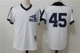 Chicago White Sox #45 Michael Jordan white throwback baseball jersey